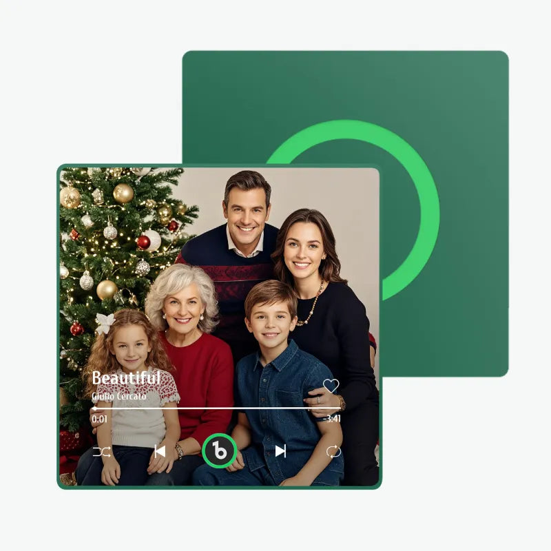 FridgeBeats Framed 4.0 Upgrade Custom Music Photo Fridge Magnet