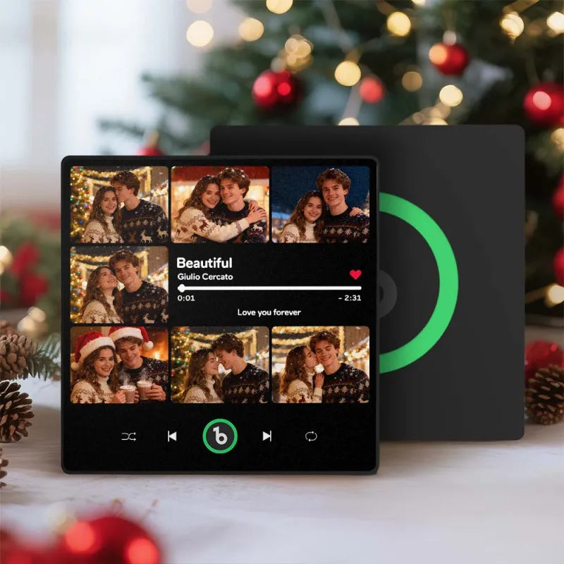 FridgeBeats Framed 4.0 Custom 7 Photos Music Fridge Magnet