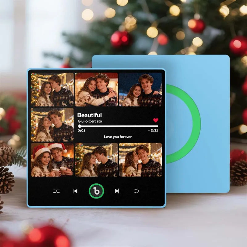 FridgeBeats Framed 4.0 Custom 7 Photos Music Fridge Magnet