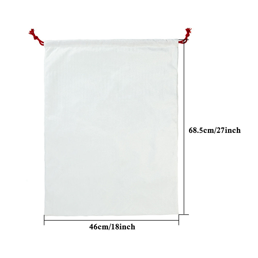 Personalised Photo Santa Sack Large Christmas Gift Bag with Drawstring