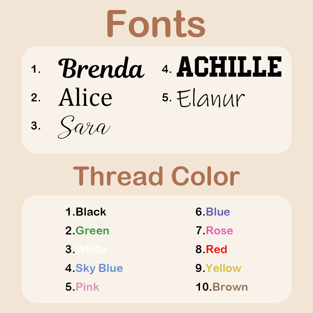 Personalized PU Leather Waterproof Makeup Bag with Embroidery Name Gift for Her