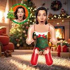 Custom Face Christmas Lingerie Blow Up Dolls Funny Inflatable Balloon