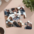 Personalized Photo Puzzle-Shaped Fridge Magnet – Custom Gift for Couple Valentines Gift