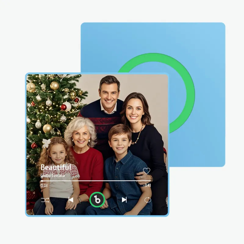 FridgeBeats Framed 4.0 Upgrade Custom Music Photo Fridge Magnet