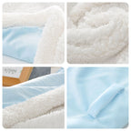 Personalized Baby Swaddle Blanket with Embroidered Name Sleeping Bag for Newborns and Infants