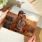 Custom Couple Portrait Photo Custom Photo on Wood Engraved Photo on Wood Watercolor Style