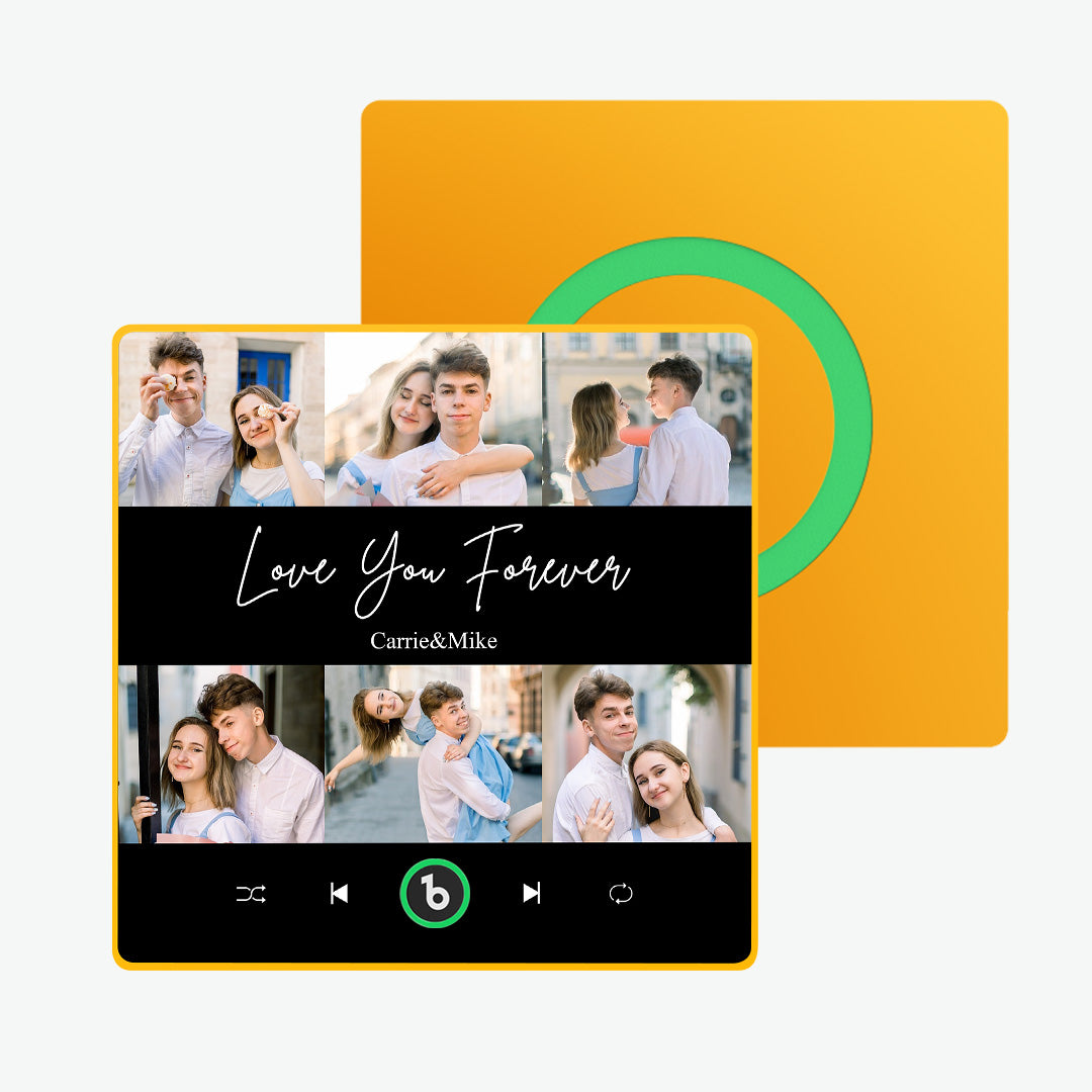 FridgeBeats Framed Custom Photos Text Music Fridge Magnet  New 4.0 Upgrade