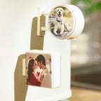 Personalized Refrigerator Magnet with Light Photo Fridge Magnet Gift for Family or Friends