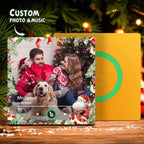 FridgeBeats Frameless Custom Family Photo Music Fridge Magnet