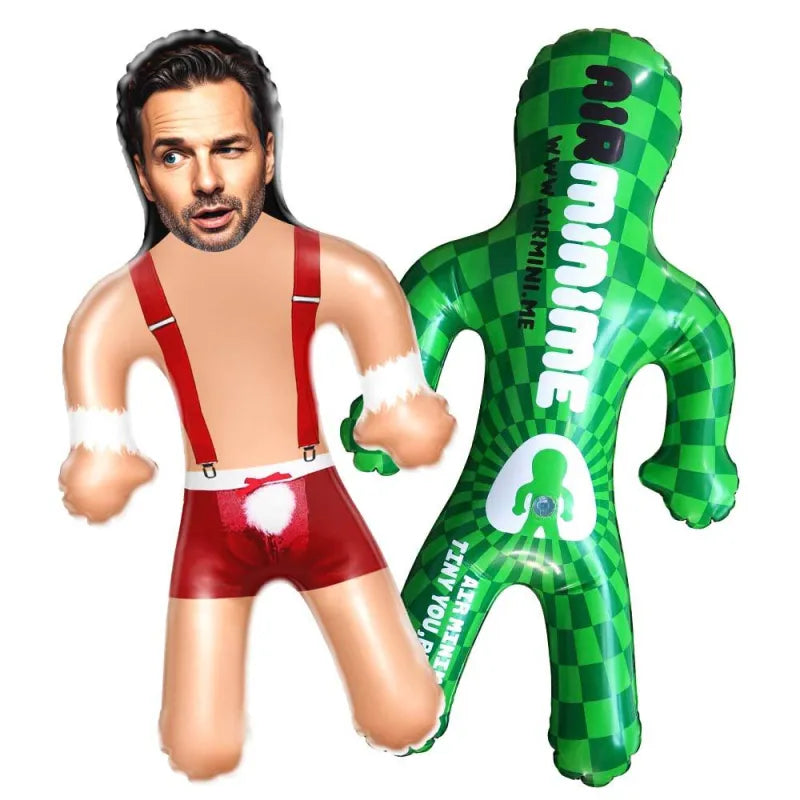 Custom Face Sexy Santa Blow Up Dolls Funny Inflatable Balloon