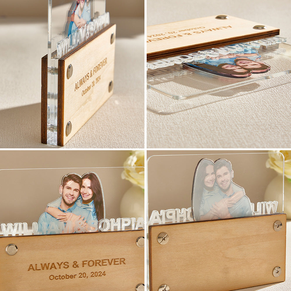Personalized Photo Plaque Couple Plaque Home Decor Gift for Lover