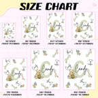 Personalized Winnie the Pooh Throw Blanket with Name Gift for Kids