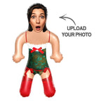 Custom Face Christmas Lingerie Blow Up Dolls Funny Inflatable Balloon
