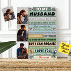 Custom Couple Canvas Prints To My Husband Wall Art Painting