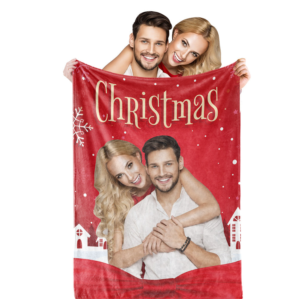 Christmas Blanket Custom Photo Blanket Personalized Christmas Gift
