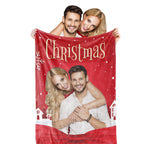 Christmas Blanket Custom Photo Blanket Personalized Christmas Gift