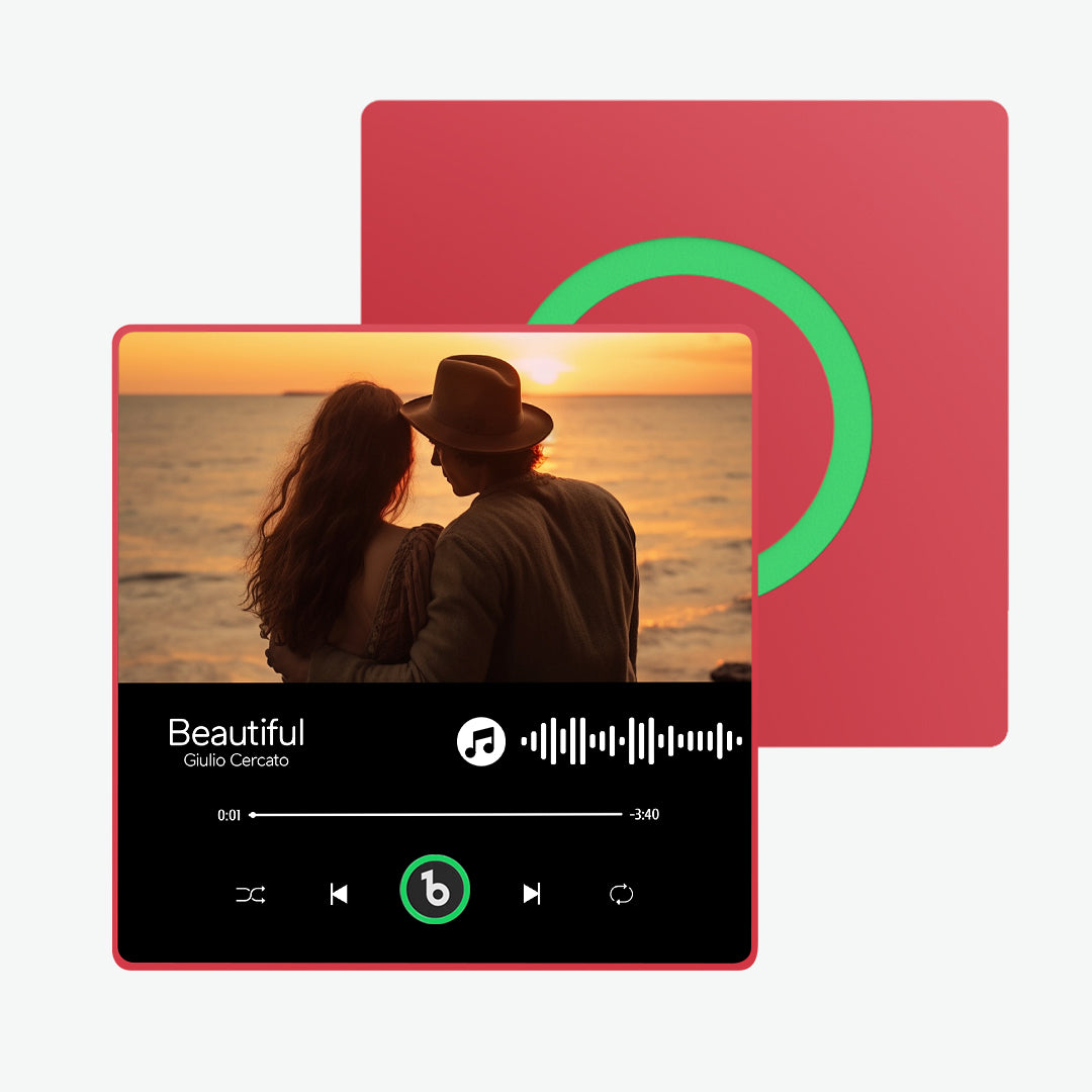 FridgeBeats Framed Custom Music Fridge Magnet Album Fridge Magnet Anniversary Gifts