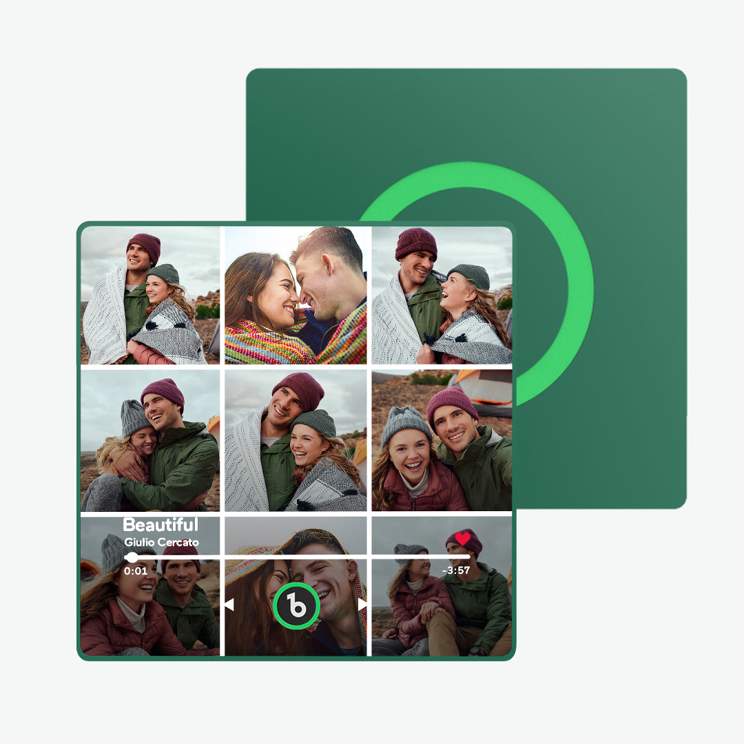 FridgeBeats Framed Custom Music Fridge Magnet and Photo Wall Photo Sticker Music