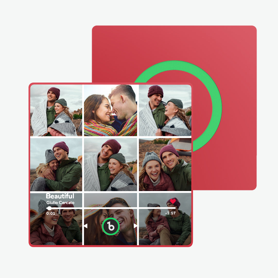 FridgeBeats Framed Custom Music Fridge Magnet and Photo Wall Photo Sticker Music