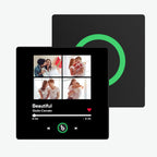 FridgeBeats Framed Custom Music Fridge Magnet 4 Photos with Frame New 4.0 Upgrade Colorful Album Fridge Magnet Gifts for Girlfriend