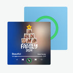 FridgeBeats Frameless Custom Music Fridge Magnet Personalized