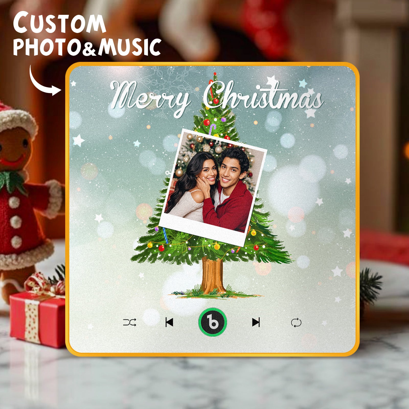 FridgeBeats Framed 4.0 Custom Music And Photo Fridge Magnet