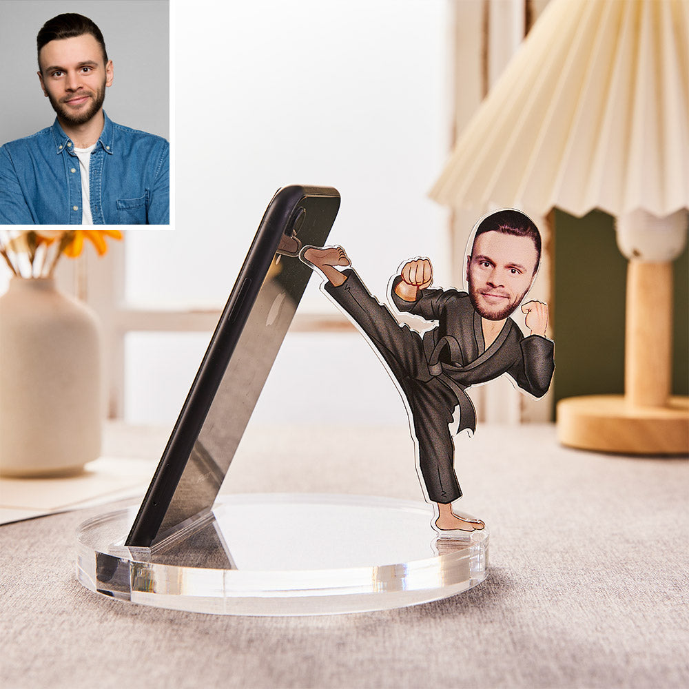 Personalized Photo Acrylic Phone Holder Stand Unique Fun Mobile Phone Stand