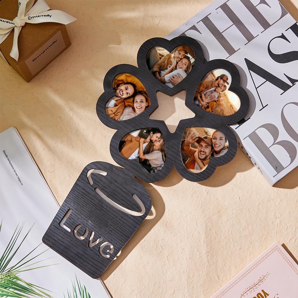 Custom Heart Photo Wall Decor Personalized Acrylic Photo Frame Wall Decoration