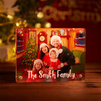 Custom Christmas Acrylic Ornaments Personalized Engraved Photo