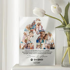 Anniversary Gift Custom Love Poster Plaque for Her