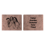 Personalised Photo Wallets Custom Text Mens Wallet With Picture Father's Day Gifts For Men