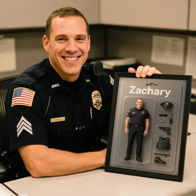 Fully Body Custom Figure Portraits Personalized Toy Box Art Printed Image