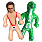 Custom Face Sexy Santa Mankini Blow Up Dolls Funny Inflatable Balloon