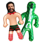 Custom Face Christmas Theme Blow Up Dolls Funny Inflatable Balloon
