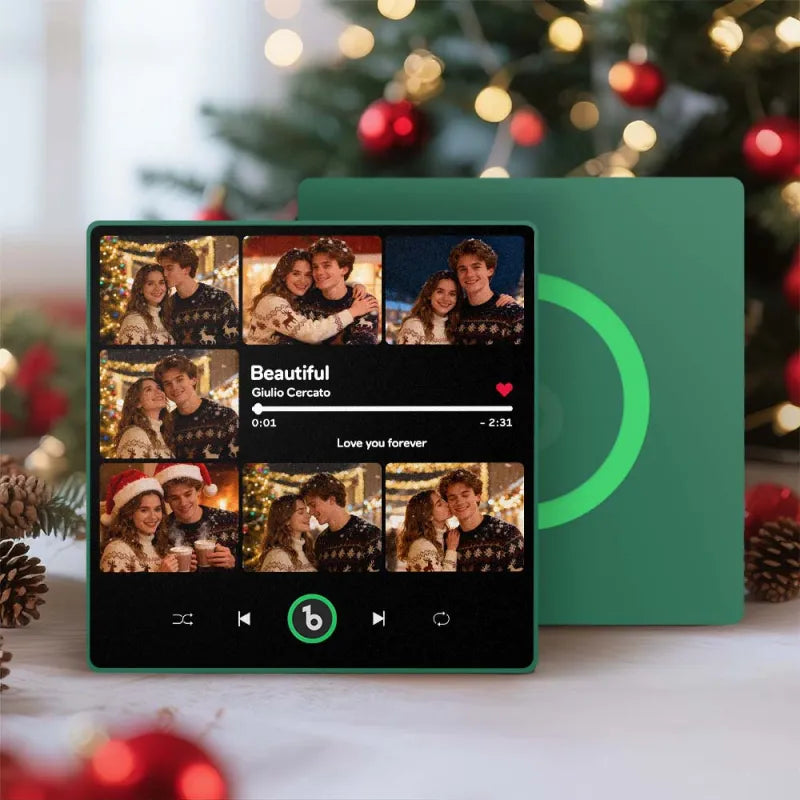 FridgeBeats Framed 4.0 Custom 7 Photos Music Fridge Magnet