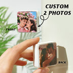 Personalized Refrigerator Magnet with Light Photo Fridge Magnet Gift for Family or Friends