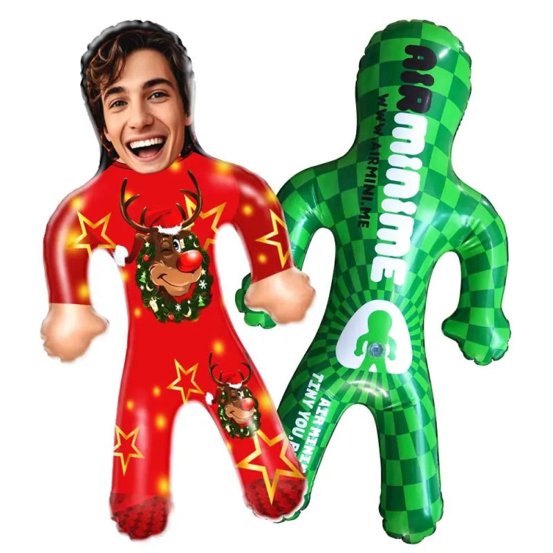 Custom Face Elk Suit Blow Up Dolls Funny Inflatable Balloon