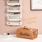 Personalized Name Makeup Bag Custom Cosmetic Storage Pouch Gift